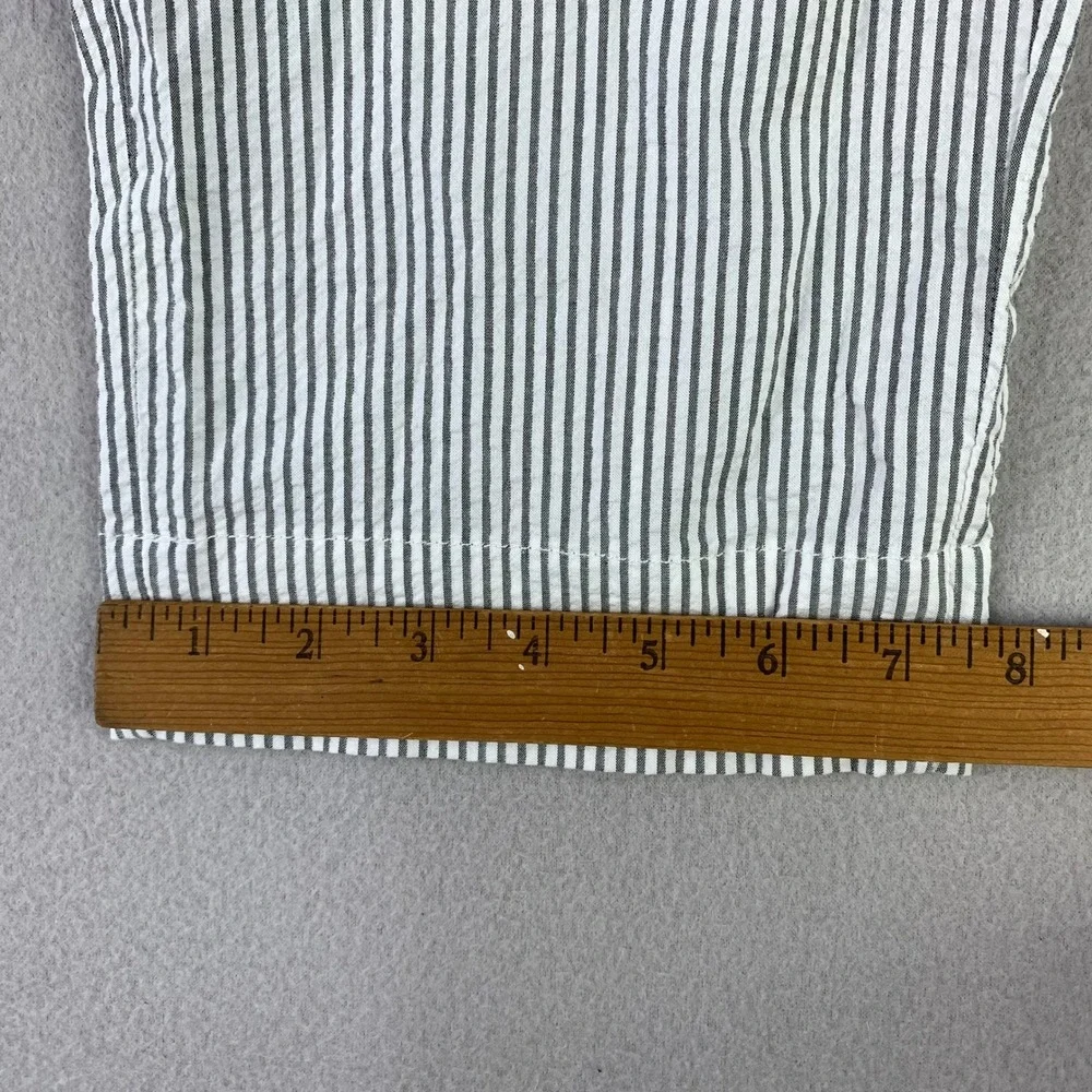 Brooks Brothers Seersucker Trousers Mens 30x30 Blue White Striped Cotton Preppy